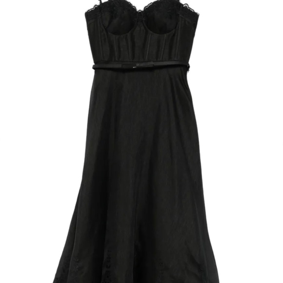 ZIMMERMANN lace-trimmed corset midi dress (designer SIZE 1) - Picture 4 of 4